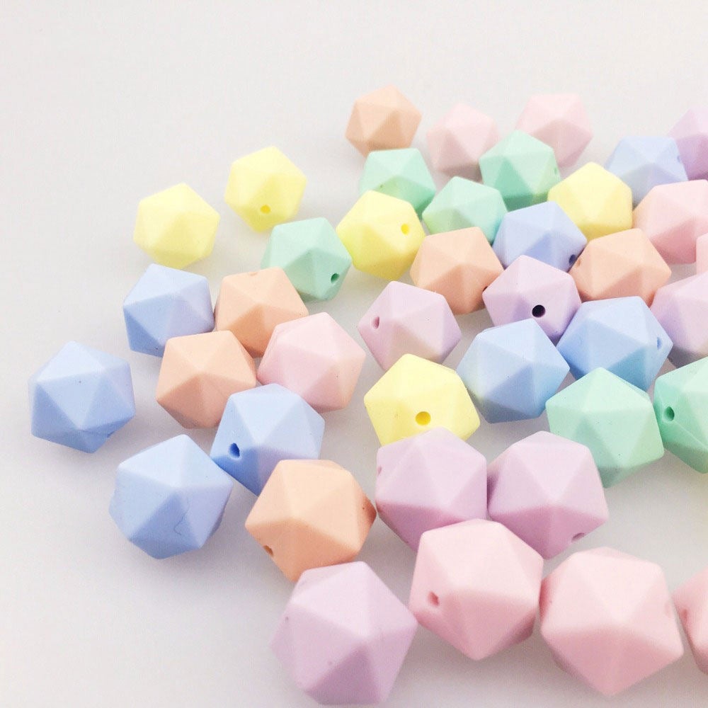 14 mm Icosahedrons in 11 Colors