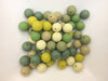 70 Bulk Silicone Beads - Greens, Spring, Baby
