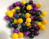 60 Bulk Silicone Beads - Farmhouse Door - Sunflower, Pencil, Plum ,Violet, Black, Prussian