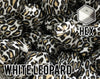 17 mm Hexagon White Leopard Silicone Beads (aka Animal Print)