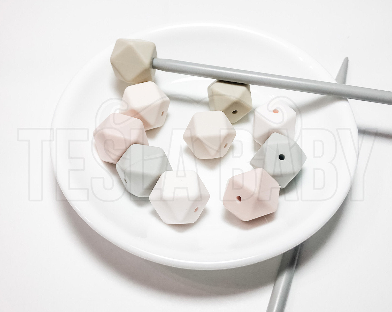 Knitting Needle Stoppers - Neutrals - Beader Caps - Beader Tips - Back Stoppers - Point Protectors - End Stoppers - Stitch Holder