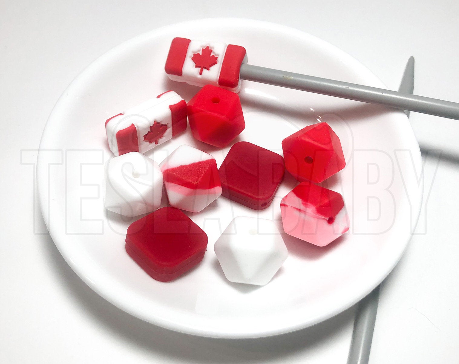 Knitting Needle Stoppers - Canadian - Beader Caps - Beader Tips - Back Stoppers - Point Protectors - End Stoppers - Stitch Holder