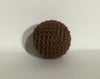 0.51" / 13 mm Crochet Wood Bead in Brown (7360)