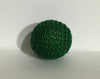 0.78" / 20 mm Crochet Wood Bead in Kelly Green (35)