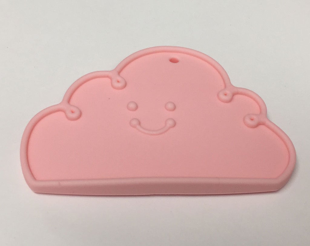 Silicone Cloud Teether in Pink