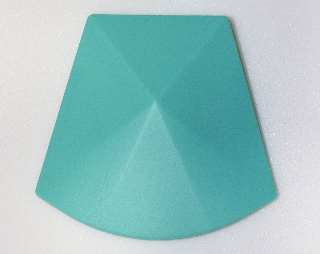 1 Large Trapezoid Bead - Teal