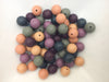 60 Bulk Silicone Beads - Fall Autumn Colors
