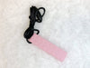 Silicone Block Pendant Teether Pink - Autism - Chew Jewelry - Silicone Teether - Spectrum - ADHD - Sensory - Fidget Toy - Silicone Beads