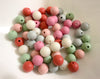 60 Bulk Silicone Beads - Wisp - Dove, Sweet Mint, Terra, Petal, Orchid, and Seal