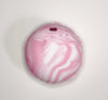 Silicone Macaroon Teether in Pink Marble - Silicone Teething, Silicone Teether, Teething Pendant