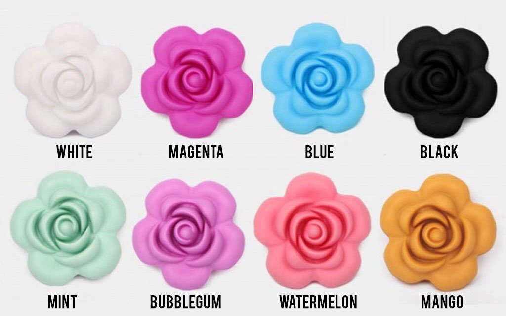 Flower / Rose Silicone Bead