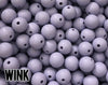 12 mm Round  Round Wink Silicone Beads (aka Light Purple, Pastel Purple)