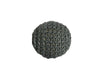 1.06" / 27 mm Crochet Wood Bead in Grey (12)