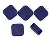 SALE - 1-5 Tile Silicone Beads in Navy - Square with Rounded Edges - 20 mm x 20 mm x 8 mm