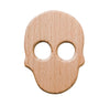 Wood Candy Skull Teether