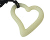 1 Silicone Heart Teether / Pendant in Butter - Silicone Teething, Silicone Teether, Teething Pendant
