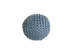 1.06" / 27 mm Crochet Wood Bead in Bluebird (7128) -  1 Hand Crocheted Birch Wood Ball for Teething