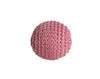 0.78" / 20 mm Crochet Wood Bead in Lt Pink (20)