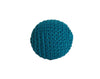 0.78" / 20 mm Crochet Wood Bead in Dk Teal (03)