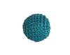 0.78" / 20 mm Crochet Wood Bead in Teal (5906)