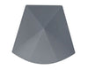 1 Large Trapezoid Bead - Grey