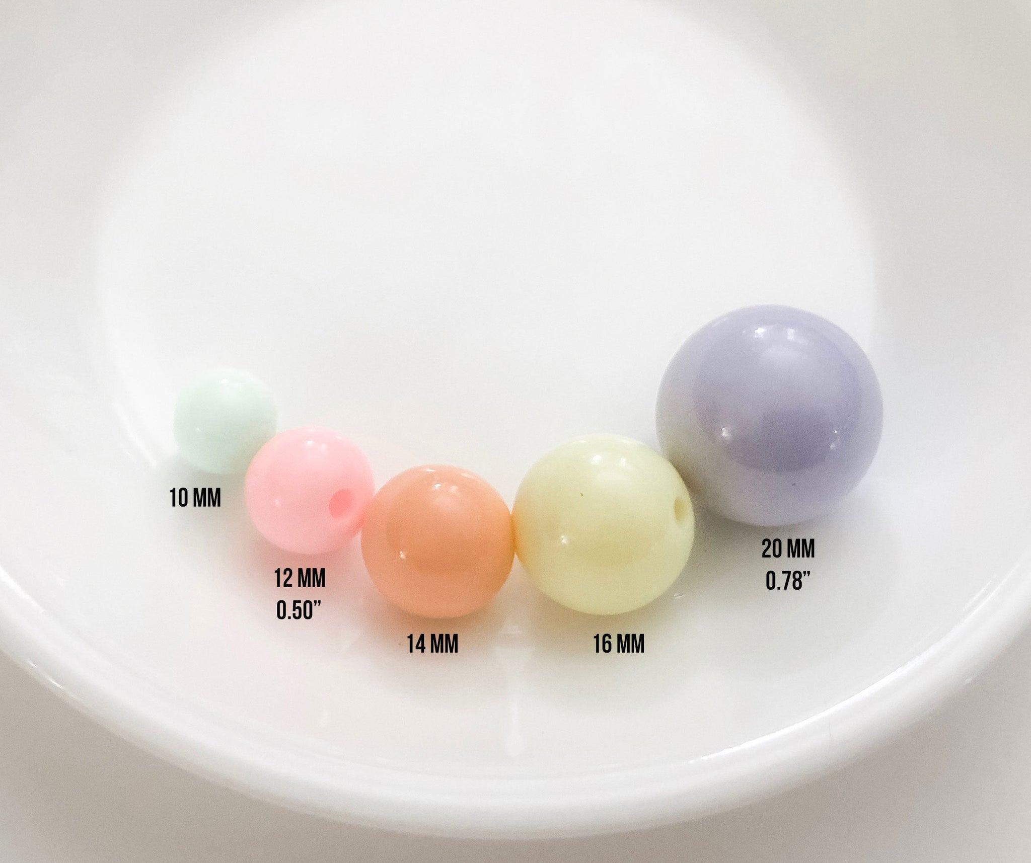 Bubblegum Acrylic Beads - 14 mm - Unicorn Mix - Bulk Beads - Wholesale Beads - Bubble Gumball Beads 14mm - Child Jewelry - Kids Necklace