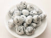 23 mm Marble Large Abacus Silicone Beads 5-100