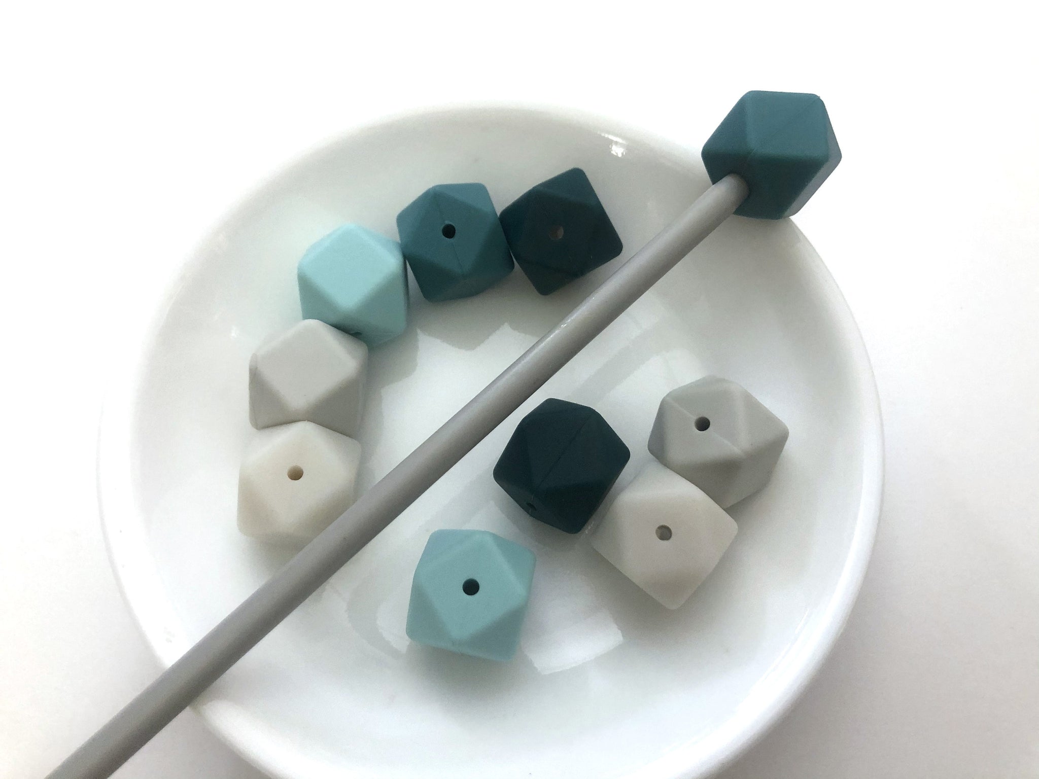 Knitting Needle Stoppers - Ice - Beader Caps - Beader Tips - Back Stoppers - Point Protectors - End Stoppers - Stitch Holder