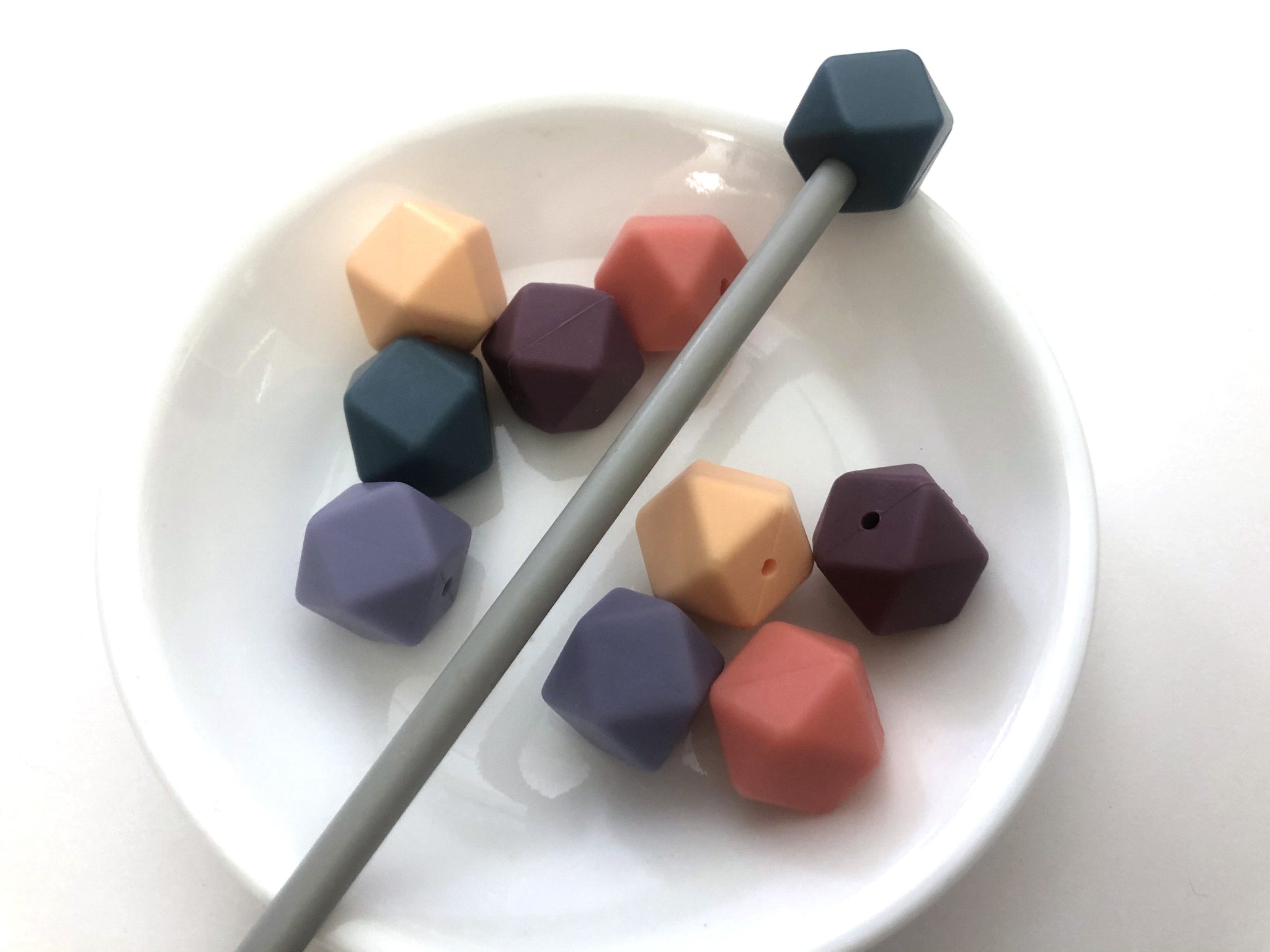 Knitting Needle Stoppers - Sunset - Beader Caps - Beader Tips - Back Stoppers - Point Protectors - End Stoppers - Stitch Holder