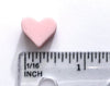 Mini Marble Heart Silicone Bead