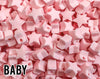 Mini Baby Star Silicone Bead (aka Gossamer Pink, Light Pink, Pastel Pink)