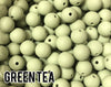 15 mm Green Tea Silicone Beads 10-1,000 (aka Dusty Green, Sage) Silicone Beads Wholesale Silicone Beads