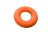 Orange Silicone Ring Beads Pendant - Seamless Silicone Donut Beads