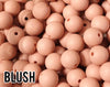 9 mm Round  Blush Silicone Beads 5-1,000 (aka Dusty Pink, Porcelain) Silicone Beads Wholesale Silicone Beads