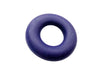 Navy Silicone Ring Beads Pendant - Dark Purple Blue - Seamless Silicone Donut Beads