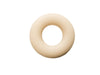 Ivory Silicone Ring Beads Pendant - Navajo White - Seamless Silicone Donut Beads