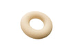 Ivory Silicone Ring Beads Pendant - Navajo White - Seamless Silicone Donut Beads