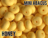 Mini Abacus Honey Silicone Beads 5-1,000 (aka warm yellow, sunshine, bright yellow ) Bulk Silicone Beads Wholesale