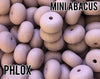 Mini Abacus Phlox Silicone Beads 5-1,000 (aka light purple, greyish purple, muted purple) Bulk Silicone Beads Wholesale