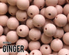 Silicone Beads, 12 mm Ginger Silicone Beads 5-1,000 (aka pinkish brown, light pink, light orange, dusty peach, tan pink) Bulk Wholesale