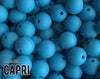 Silicone Beads, 12 mm Capri Silicone Beads - Pastel Neon - 5-1,000 (aka bright blue, neon blue, pastel blue) Bulk Silicone Beads Wholesale