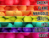 Silicone Beads, 15 mm Cheeky Silicone Beads - Dark Neon - 5-1,000 (aka bright pink, neon pink, hot pink) Bulk Silicone Beads Wholesale