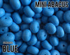Mini Abacus Blue Silicone Beads 5-1,000 (aka Deep Sky Blue) Bulk Silicone Beads Wholesale