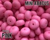 Mini Abacus Pink Silicone Beads 5-1,000 - Bulk Silicone Beads Wholesale