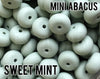 Mini Abacus Sweet Mint Silicone Beads 5-1,000 (aka Dusty Mint Green) Wholesale Silicone Beads