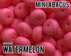 Mini Abacus Watermelon Silicone Beads 5-1,000 (aka Sakura Pink, Salmon) Bulk Silicone Beads Wholesale