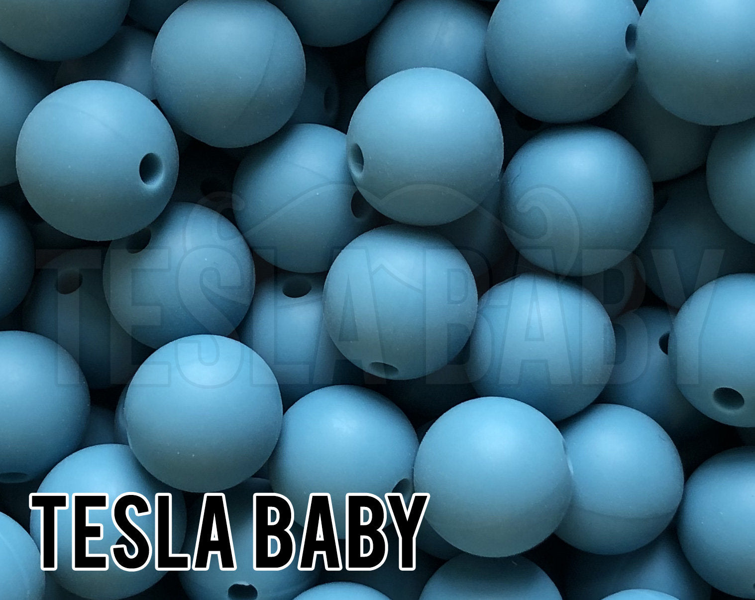 Silicone Beads, 12 mm Tesla Baby Blue Silicone Beads 5-1,000 (aka medium blue, teal blue, sea blue) Bulk Silicone Beads Wholesale
