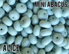 Mini Abacus Alice Silicone Beads (aka Light Blue, Pastel Blue) Beads Wholesale Silicone Beads