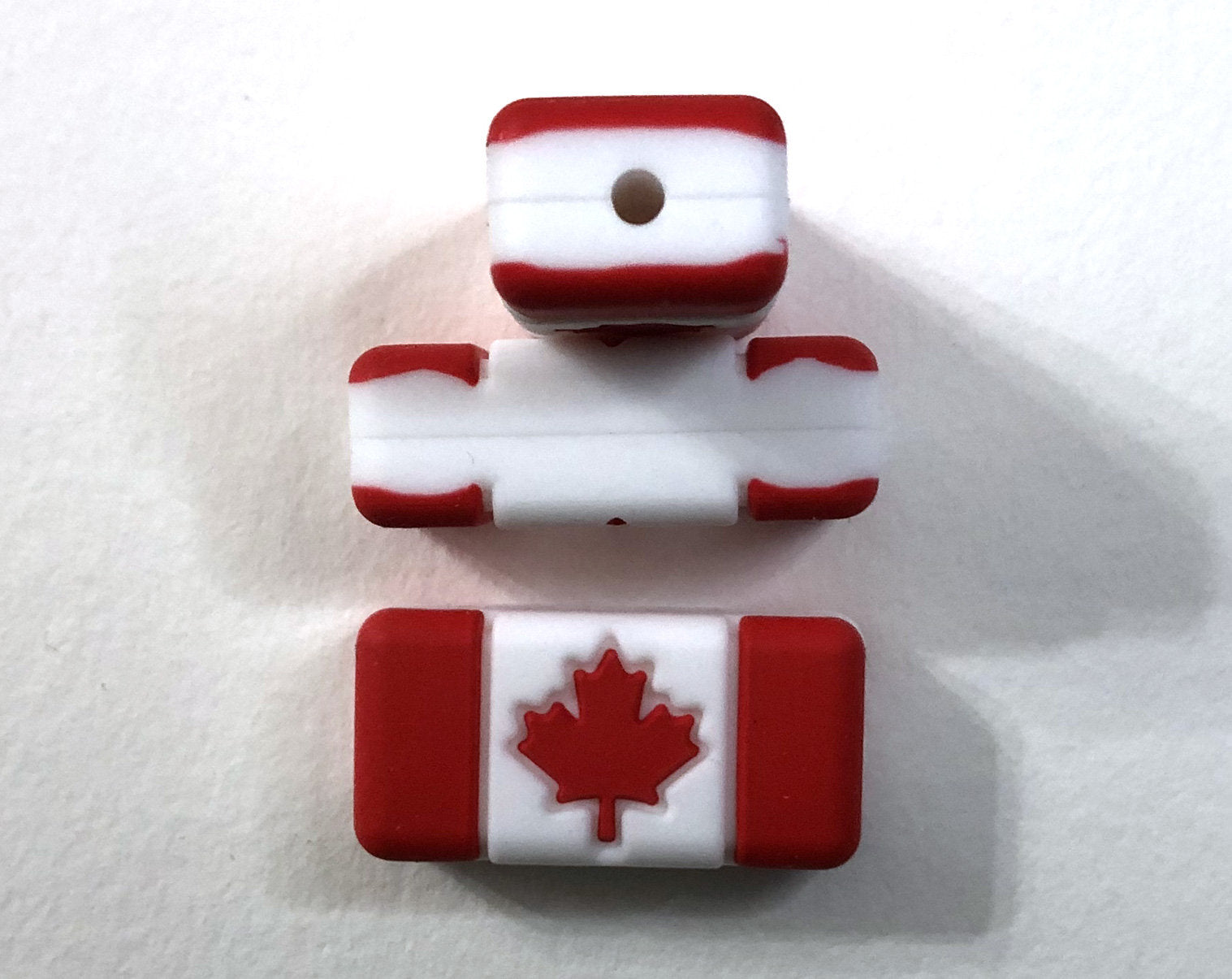 Silicone Canadian Flag Canada Flag Focal Beads - Bulk Silicone Beads W –  Tesla Baby