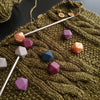 Knitting Needle Stoppers - Autumn Colors - Beader Caps - Beader Tips - Back Stoppers - Point Protectors - End Stoppers - Stitch Holder